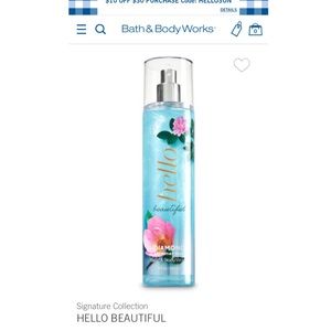 Hello Beautiful shimmer spray